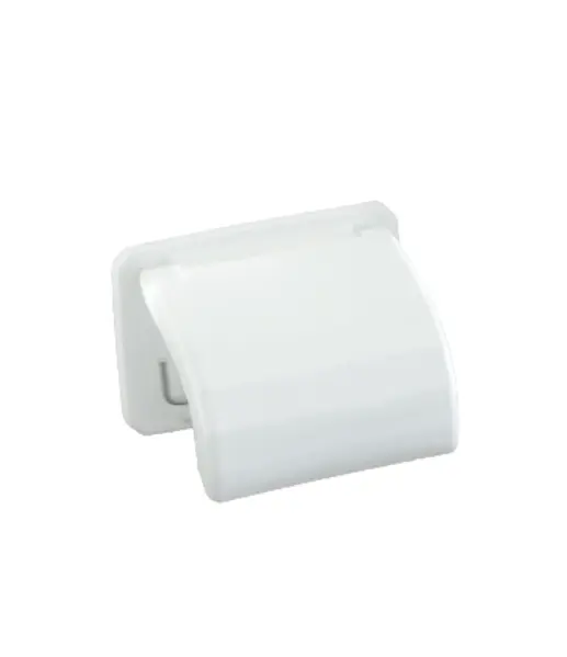 PORTE PAPIER PLASTIQUE BLANC