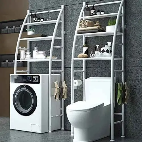 Étagère de rangement pour toilettes a 3 niveaux