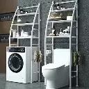 Étagère de rangement pour toilettes a 3 niveaux