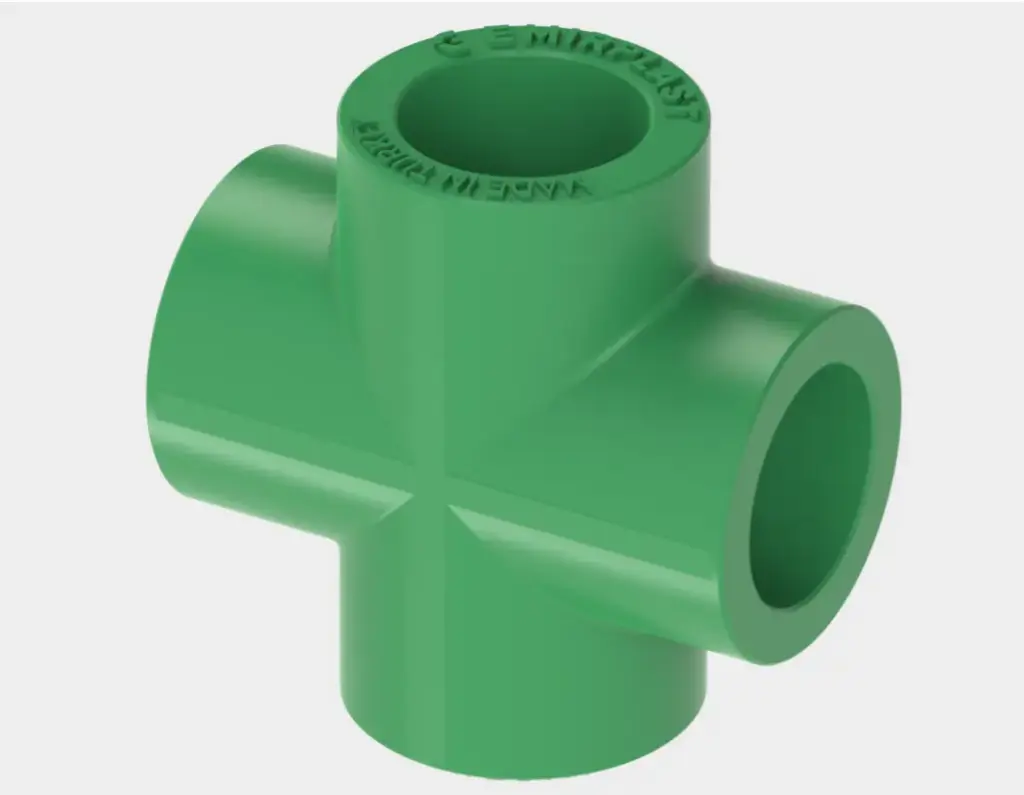 TE CROIX Ø 50x3/4 PPR VERT EMIRPLAST