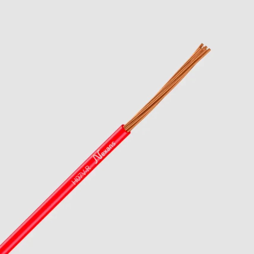 CABLES U500 10 ROUGE NEXANS