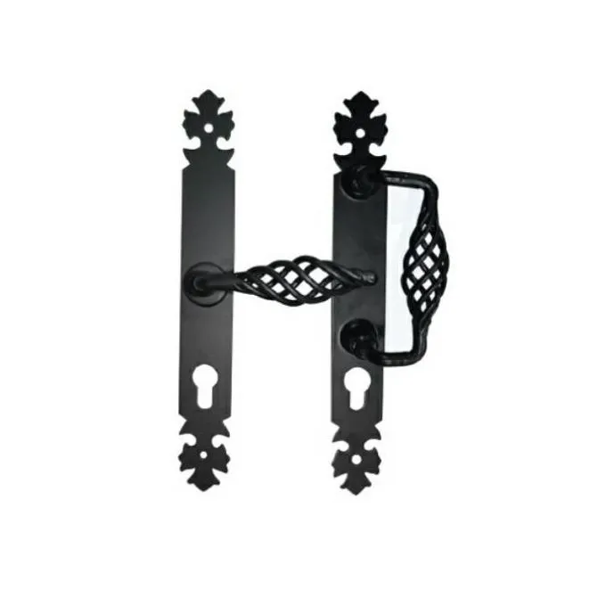 POIGNEE DE PORTE PALIERE FER FORGEE HDF