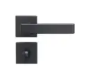 POIGNEE DE PORTE ROSACE NOIR CONDAMNATION
