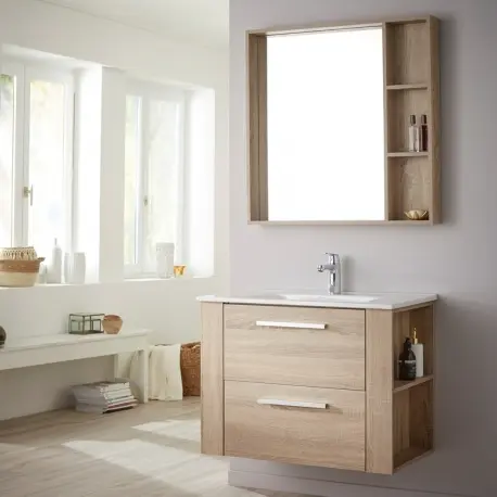 MEUBLE SALLE DE BAIN AVEC VASQUE ET MIROIR