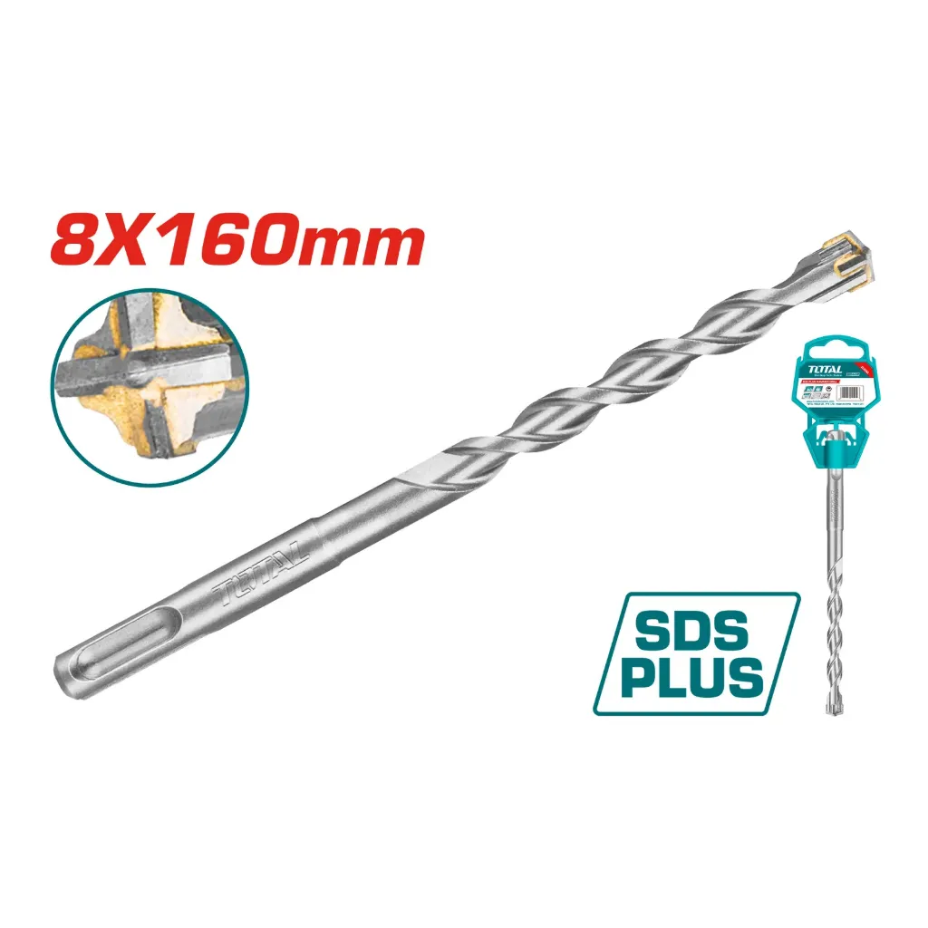 SDS PLUS 8X160MM TOTAL TAC310802