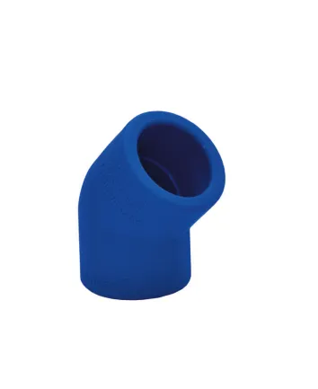 COUDE 1/8 PPR 32 BLEU EMIRPLAST