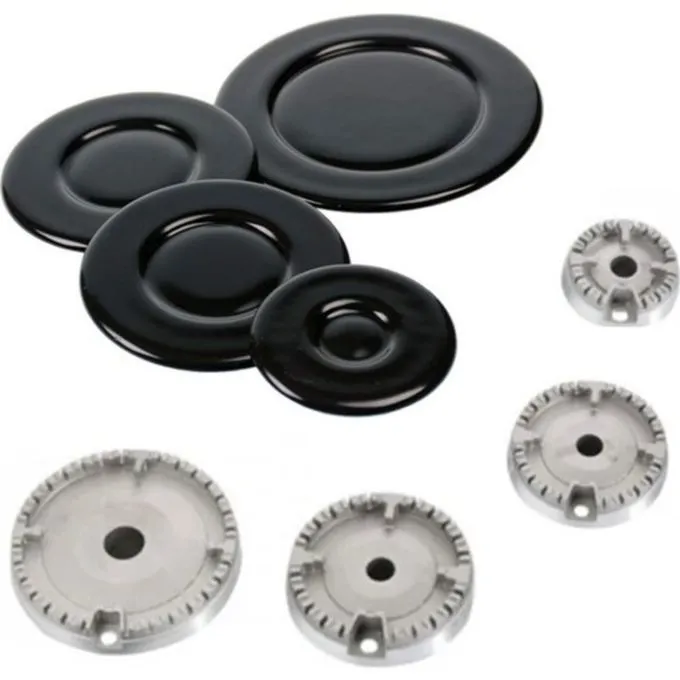 Lot de 4 chapeaux de brûleur pour Cuisinière