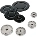 Lot de 4 chapeaux de brûleur pour Cuisinière