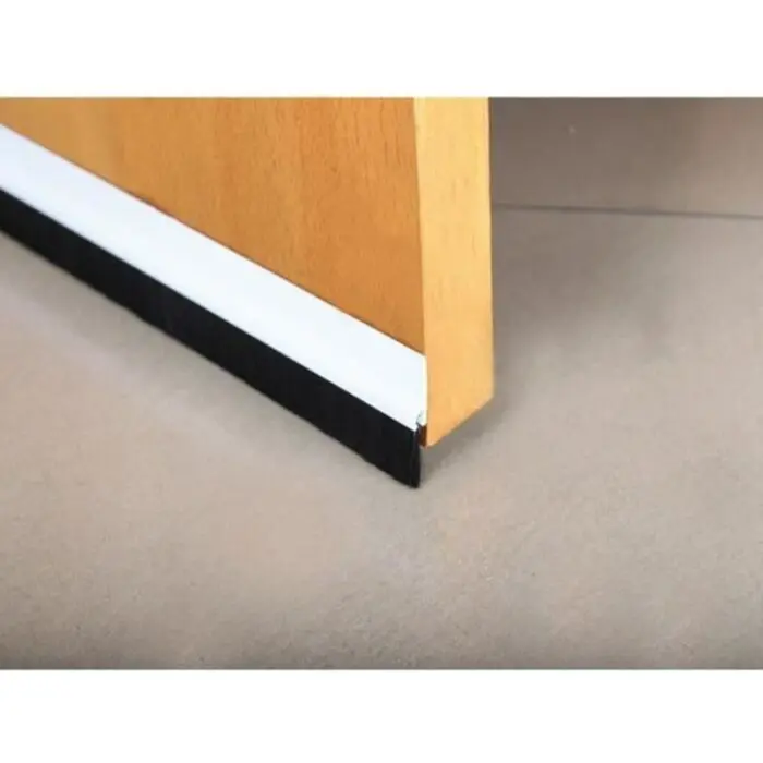BAS DE PORTE ALUMINIUM  BLANC BALAIS