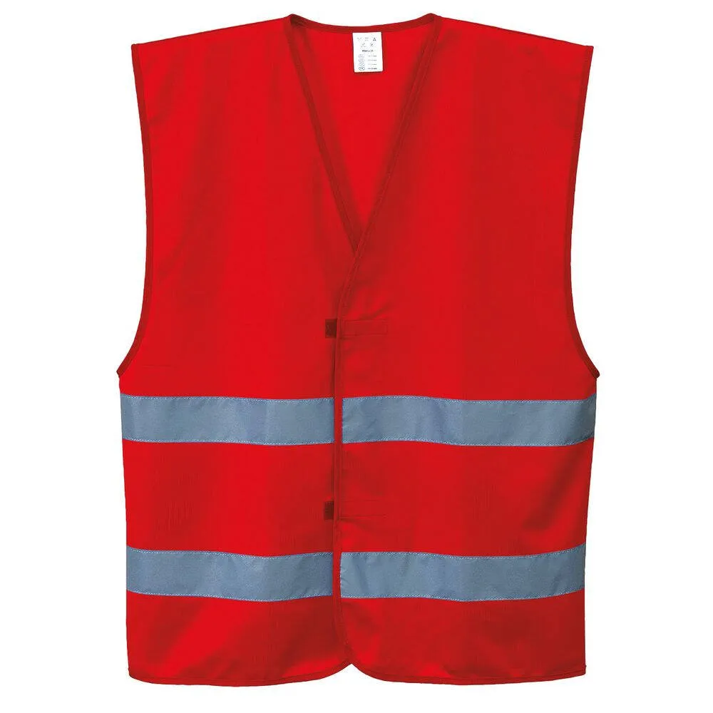 GILET DE SECURITE ROUGE