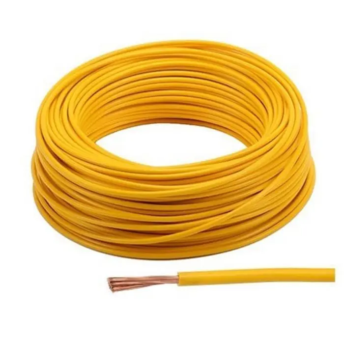 [ELE1110I] CABLE U500 1,5 JAUNE INGELEC