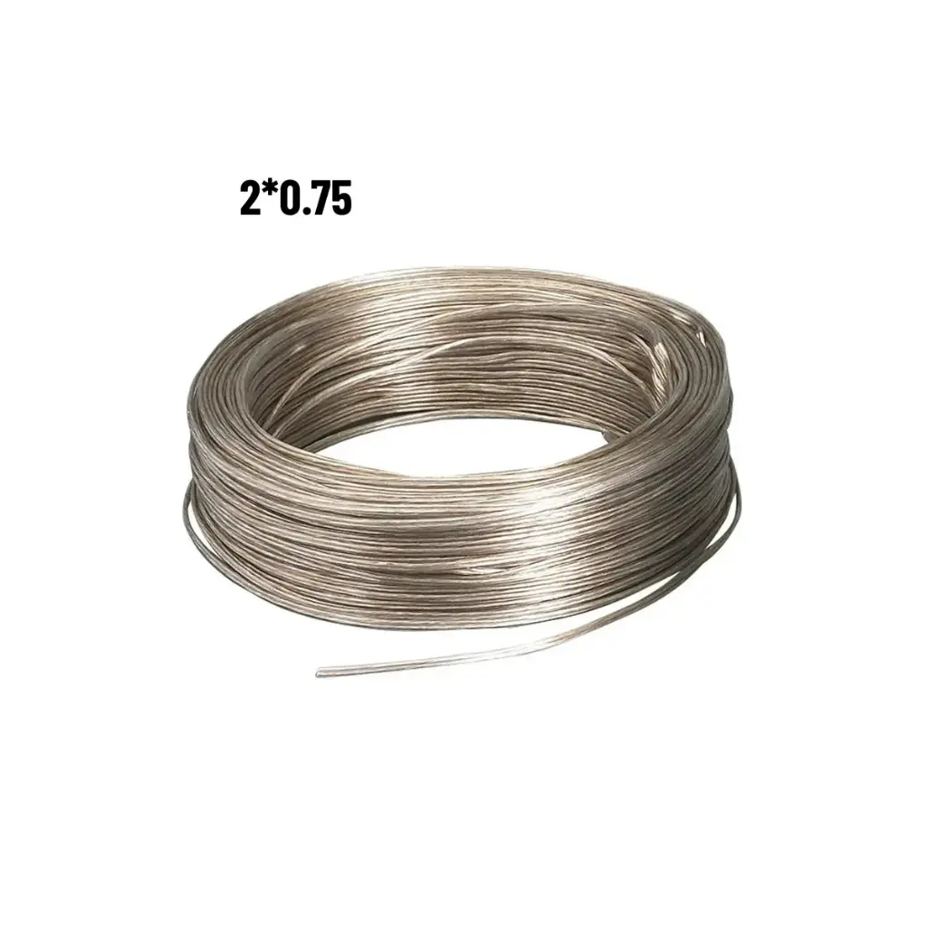 [ELE1115] CABLE MTH 2x0,75 TRANSPARENT