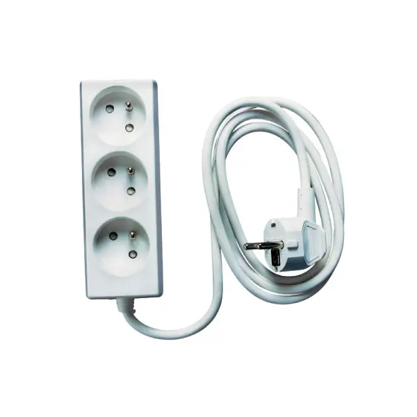 [ELE5200] RALLONGE 3 PRISES 1,5m (2P+T) INGELEC