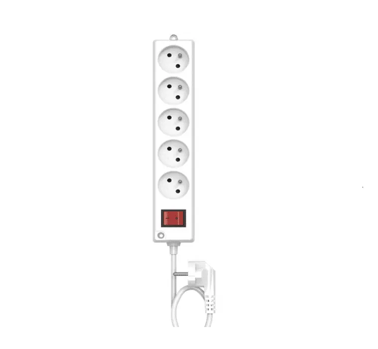 [ELE5202] RALLONGE 5 PRISES 1,5m (2P+T) INGELEC