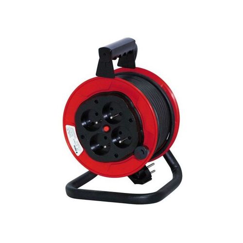 [ELE52050] ENROULEUR DOMESTIQUE 4 PRISES 15 M (2PT) INGELEC