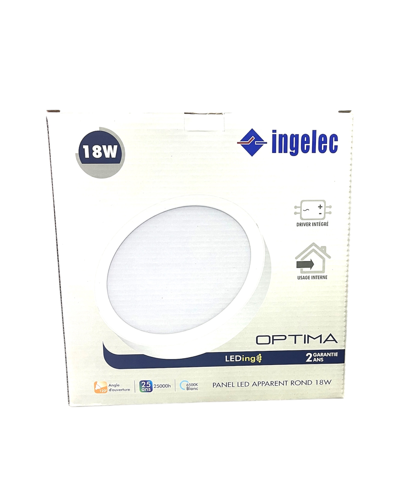 [ELE7203ING] PANELS RONDS APPARENTS 18W 6500K INGELEC
