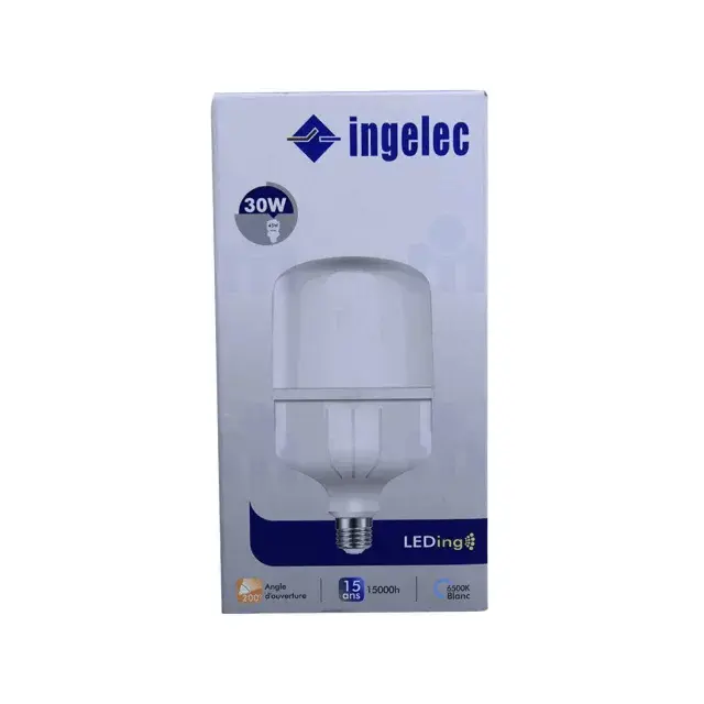 [ELEALE2730BI] AMPOULE E27 LED 30W BLANC INGELEC