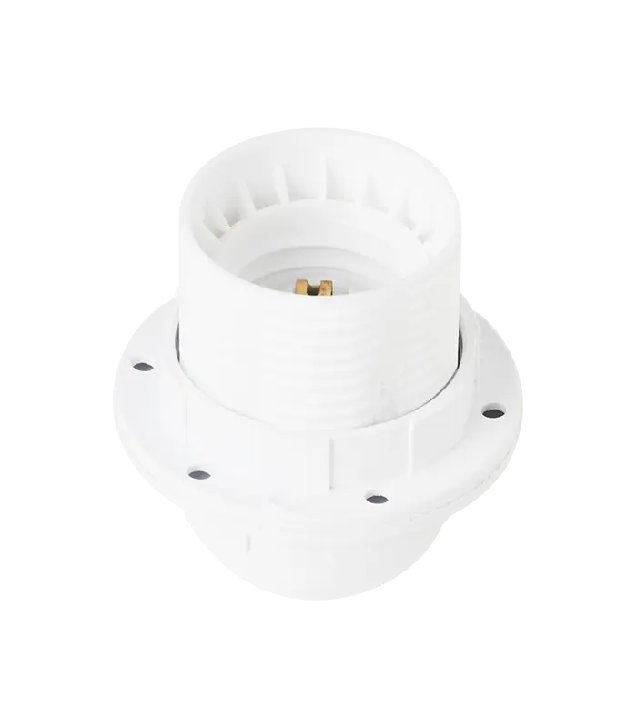 [ELEDE27DB] DOUILLE E27 DOUBLE BAGUE BLANC