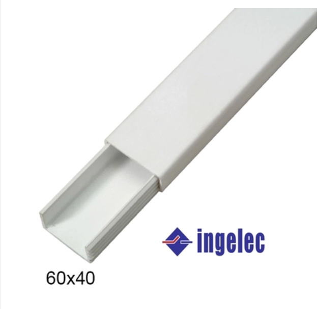 [ELEG203] MOULURE (Goulotte) 60x40 INGELEC 2M