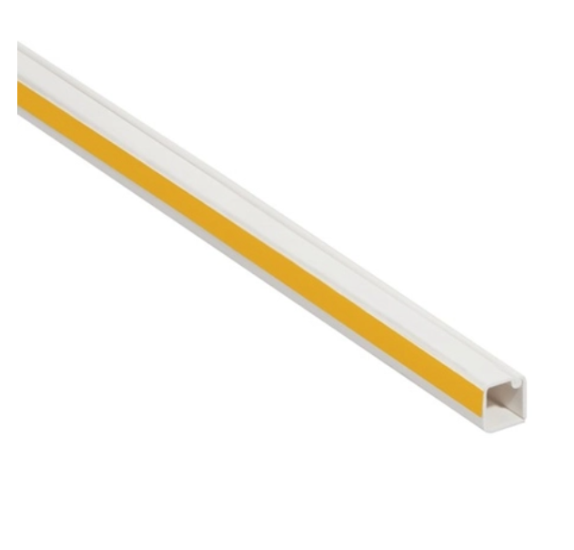 [ELEG204] MOULURE (Goulotte) 20x10 ADHESIF MUTLUSAN 2M