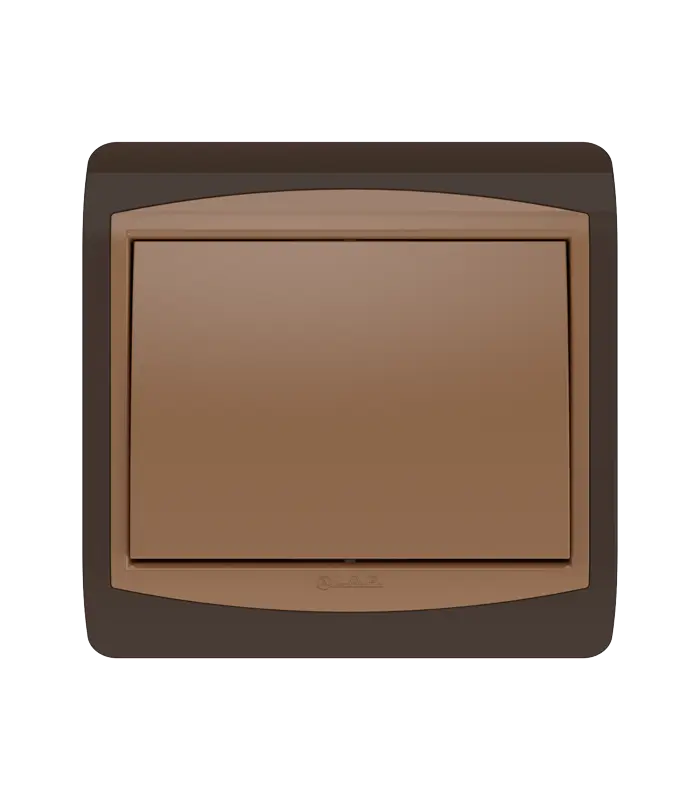 [ELEIN01GM] INTERRUPTEUR SIMPLE MARRON GALAXY LAP