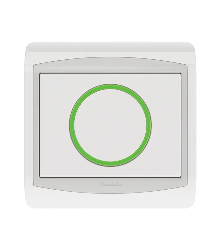 [ELEIN09GB] INTERRUPTEUR POUSSOIR BLANC GALAXY LAP