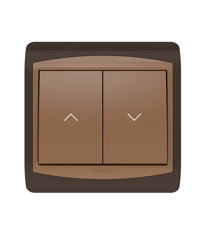[ELEIR03] INTERRUPTEUR RIDEAU MARRON GALAXY