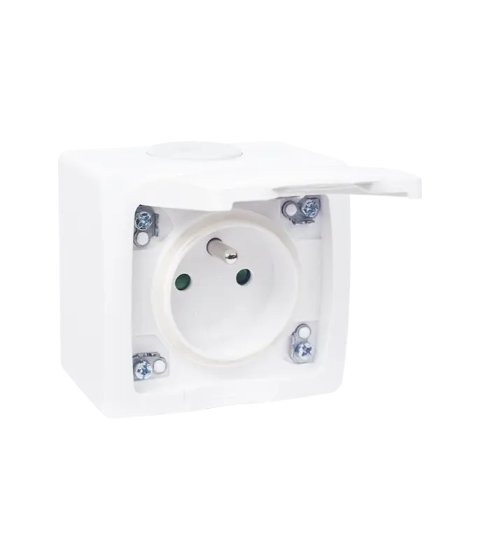 [ELEPE13] PRISE 2PT ETANCHE APPARENT LAP