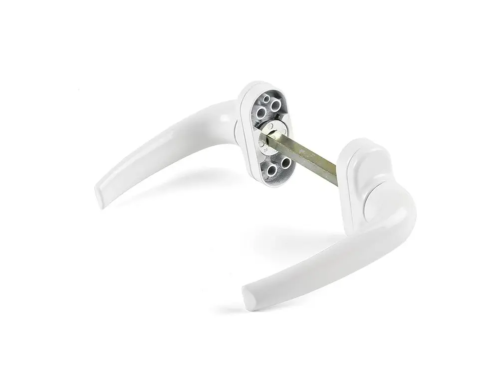 [QUIPPAB01] POIGNEE ALUMINIUM BLANC