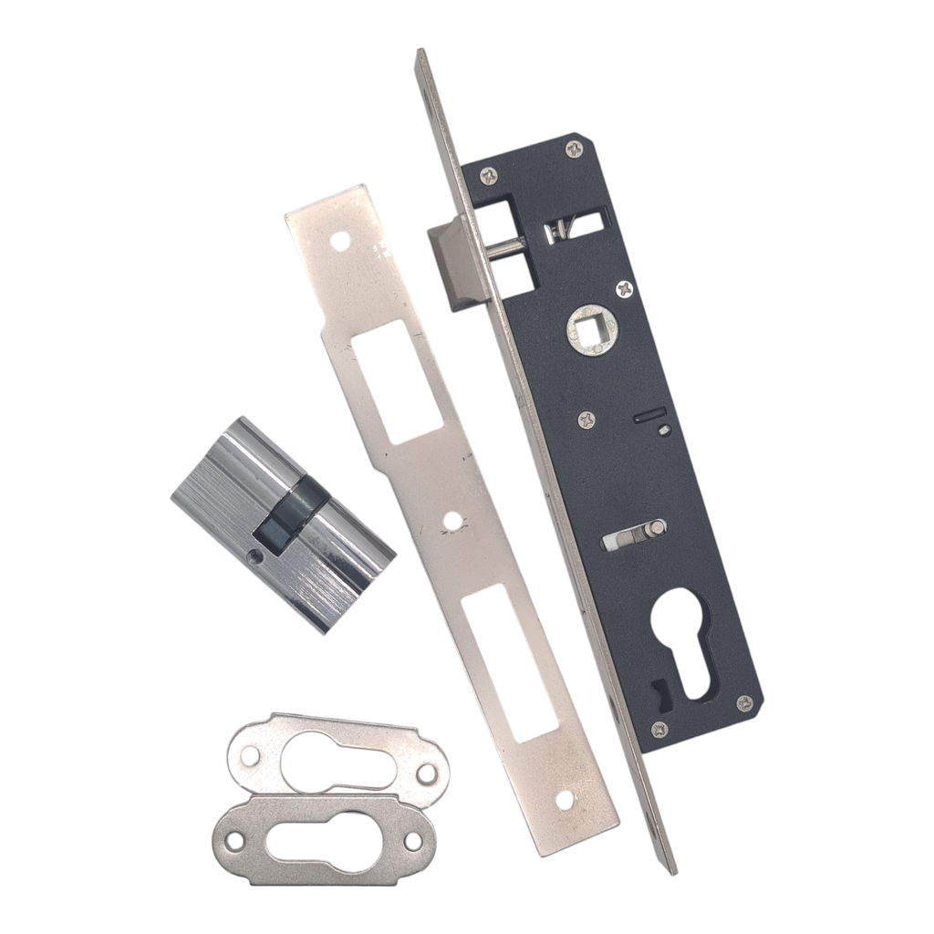 [QUISPLA02] SERRURE PORTE ALUMINIUM 25x70 mm
