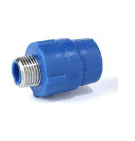 [SAN1009] RACCORD MALE PPR 20x1/2 BLEU COPRAX K11