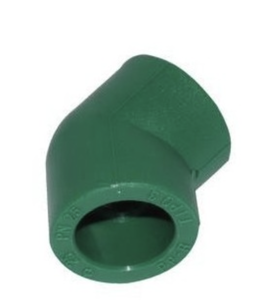 COUDE 1/8 PPR 20 VERT COESTHERM