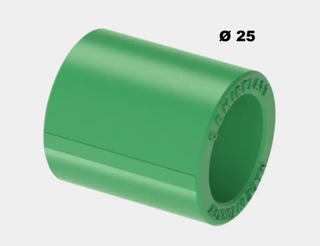 [SAN1049] MANCHON PPR 25 VERT EMIRPLAST