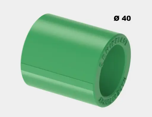 [SAN4049] MANCHON PPR 40 VERT EMIRPLAST