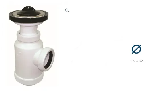 [SANP104] SIPHON 1*1/4 010103 CREAPLAST