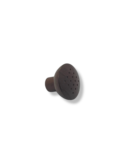 [QUIBP12] BOUTON PLACARD MARRON FONCE
