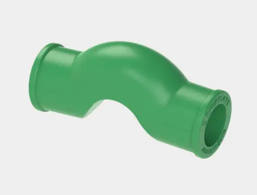 COUDE DOS D’ANE PM PPR 20 VERT EMIRPLAST