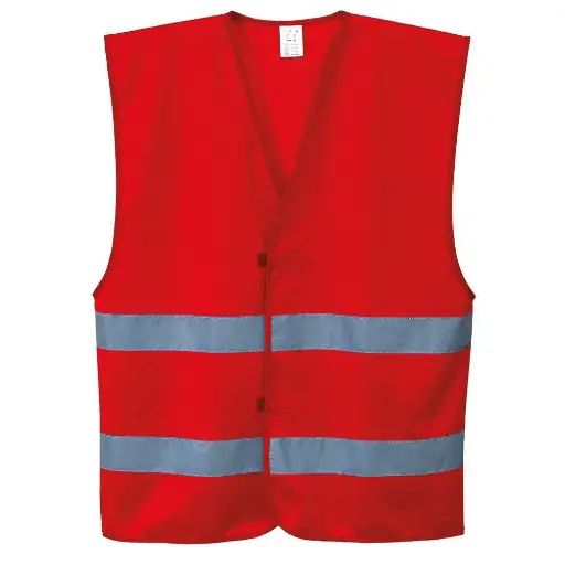 [DROX09] GILET DE SECURITE ROUGE