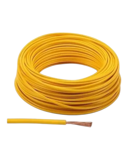 [ELE11006] CABLES U500 6 JAUNE