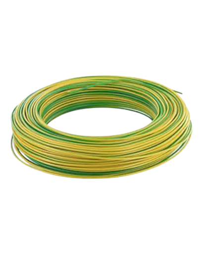 [ELE1109] Cables U500 1.5 VERT-JAUNE TUMAG