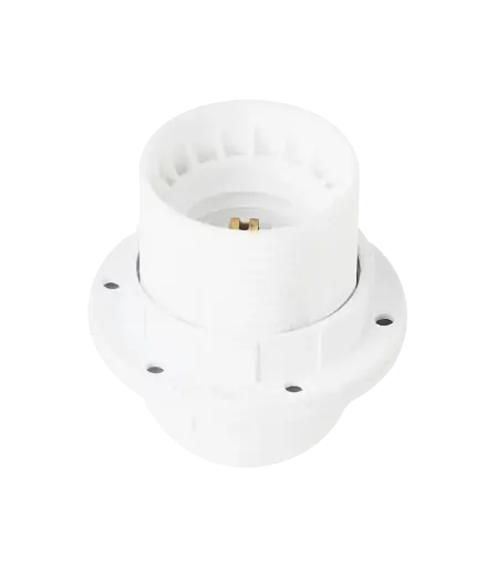 [ELEDE27DB] DOUILLE E27 DOUBLE BAGUE BLANC