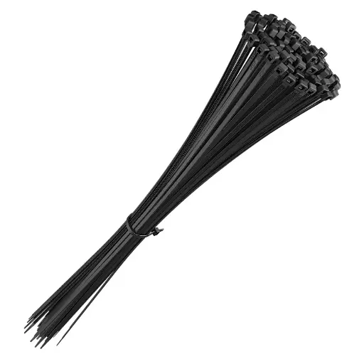 [QUI4737] COLLIER PLASTIQUE 4,8 X 400 Noir