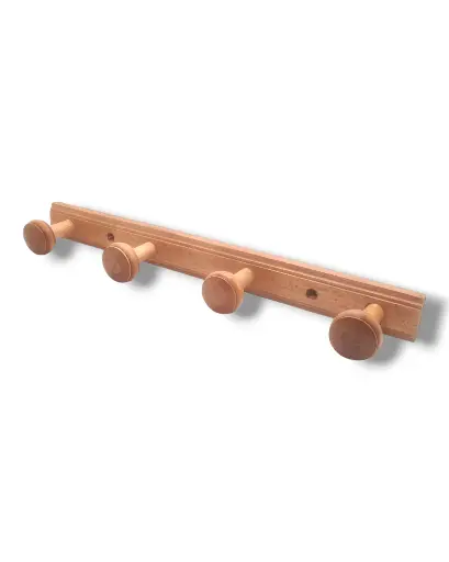 [QUIPMB04] PORTE MANTEAU 4 BOIS