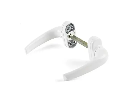 [QUIPPAB01] POIGNEE ALUMINIUM BLANC