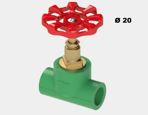 [SAN1039] ROBINET D’ARRET PPR 20 VERT EMIRPLAST